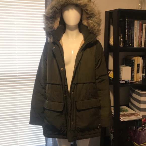 croft & barrow Jackets & Blazers - Army Green Croft and Barrow Winter Coat